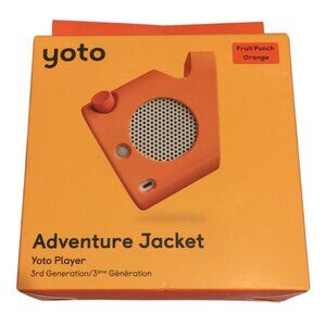 yoto Adventure Jacket 3rd Generation Silicone Fruit Punch Orange